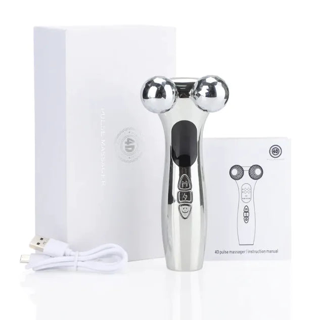 Wellethiq GlowPulse™ Intelligent Facial Roller Massager