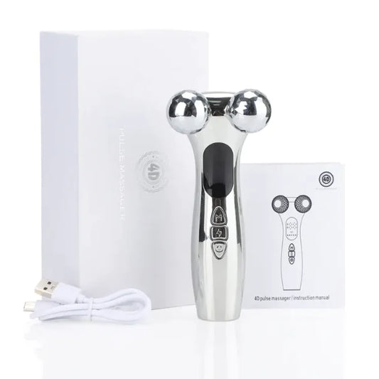Wellethiq GlowPulse™ Intelligent Facial Roller Massager